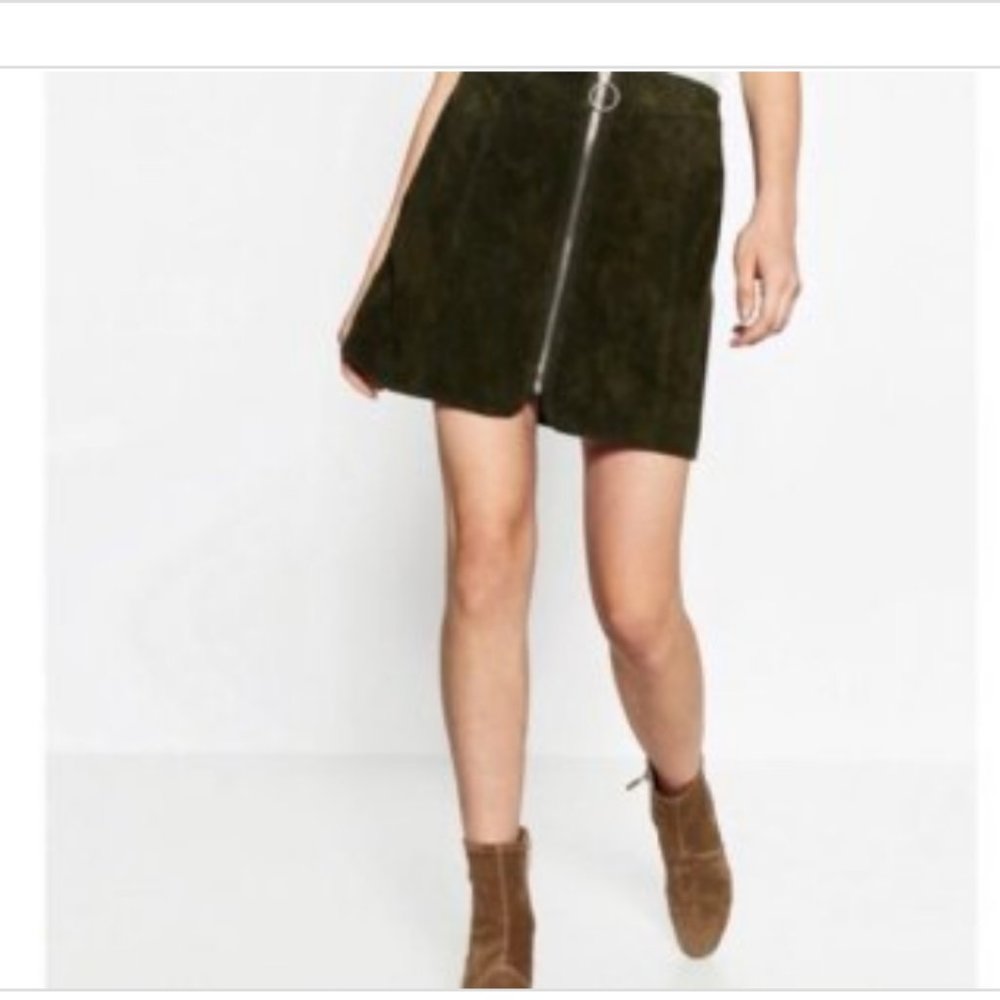 ZARA Suede Mini Skirt